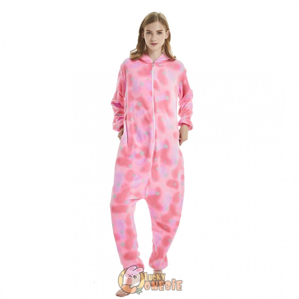 4, Pink/WHT Soft and Comfortable with Pockets Emolly Fashion Kids Animal Unicorn Pajama Onesie 