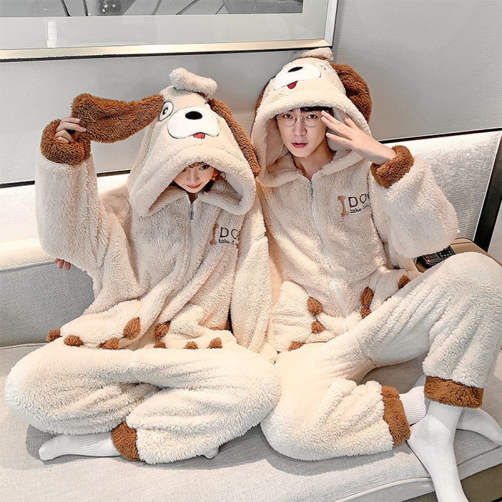 Dog Onesie Matching Pajamas For Couples Christmas Pjs