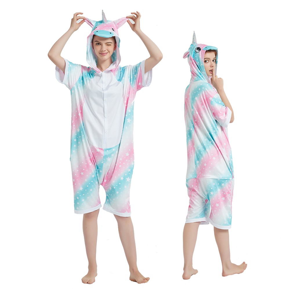 Dream Star Onesie Pajamas for Adult Short Sleeve Summer