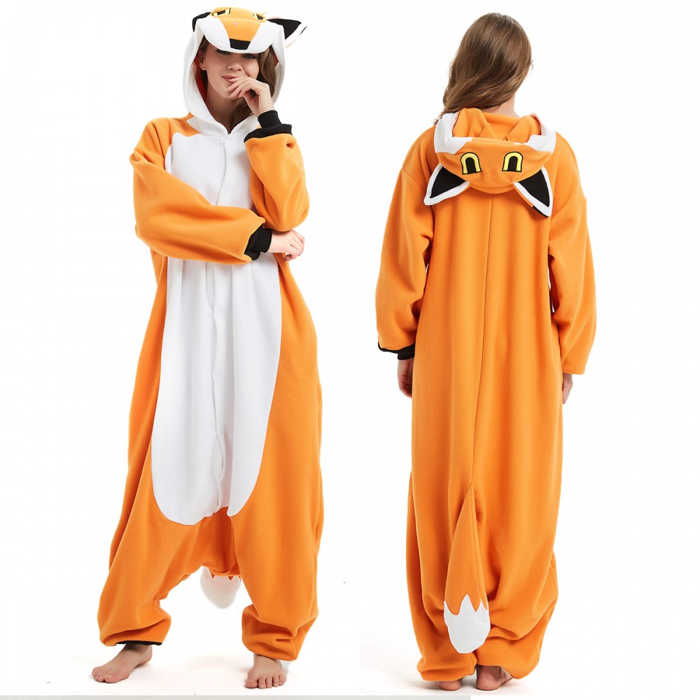 Mr.Fox Onesie Pajamas for Adult & Teens Animal Onesies