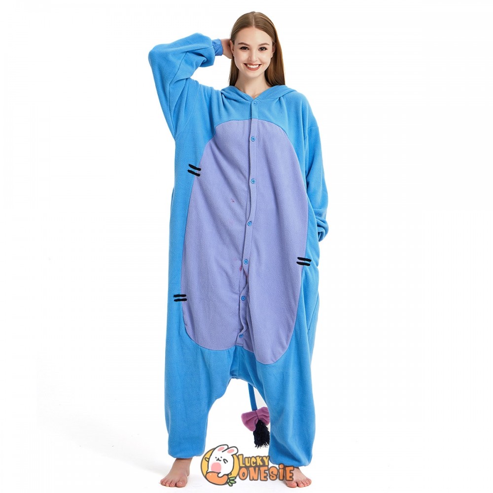 Eeyore Onesie Pajamas Animal Onesies for Adult & Teens - Luckyonesie.com