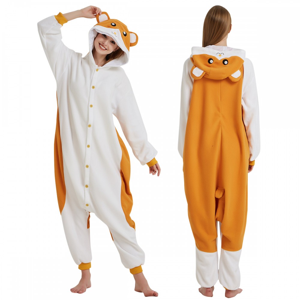 Hamtaro Onesie Pajamas for Adult & Teens Animal Onesies