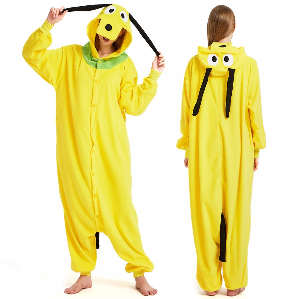 Pluto Onesie Pajamas for Adult & Teens Animal Onesies