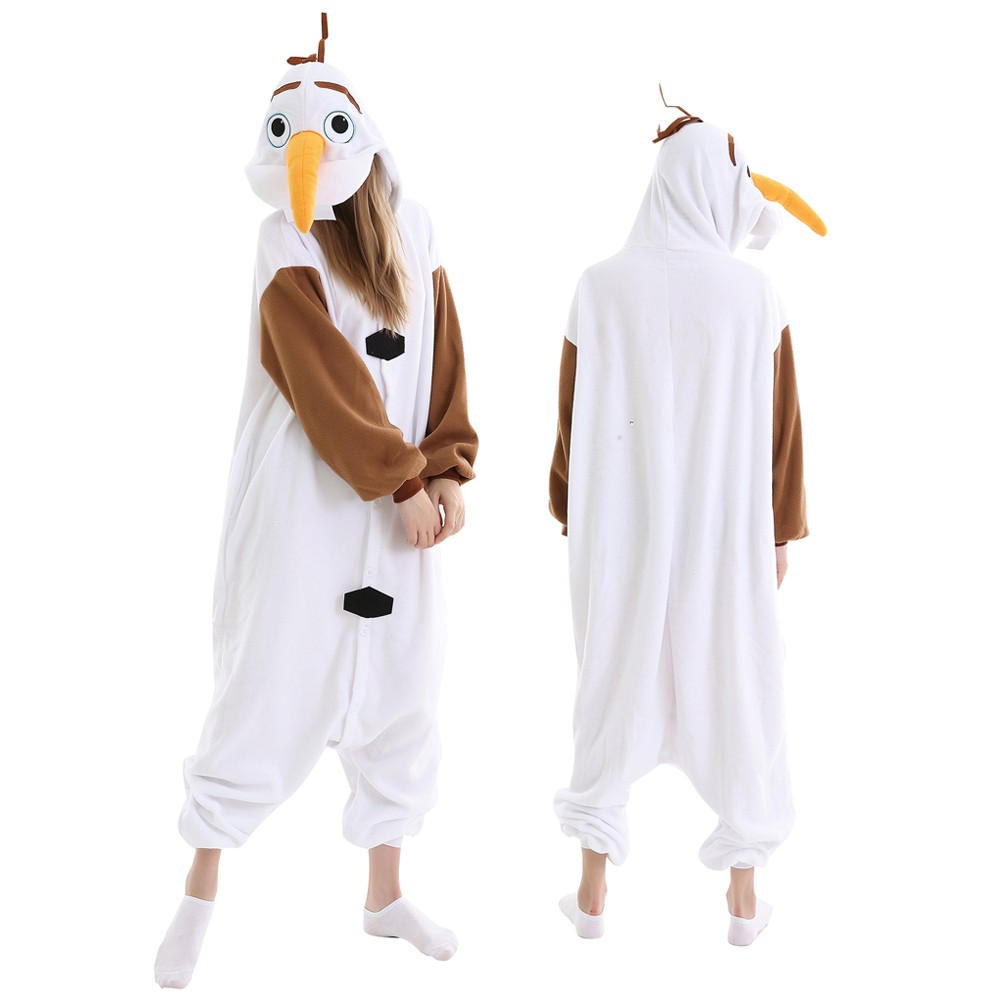 Olaf Onesie Pajamas for Adult & Teens Animal Onesies