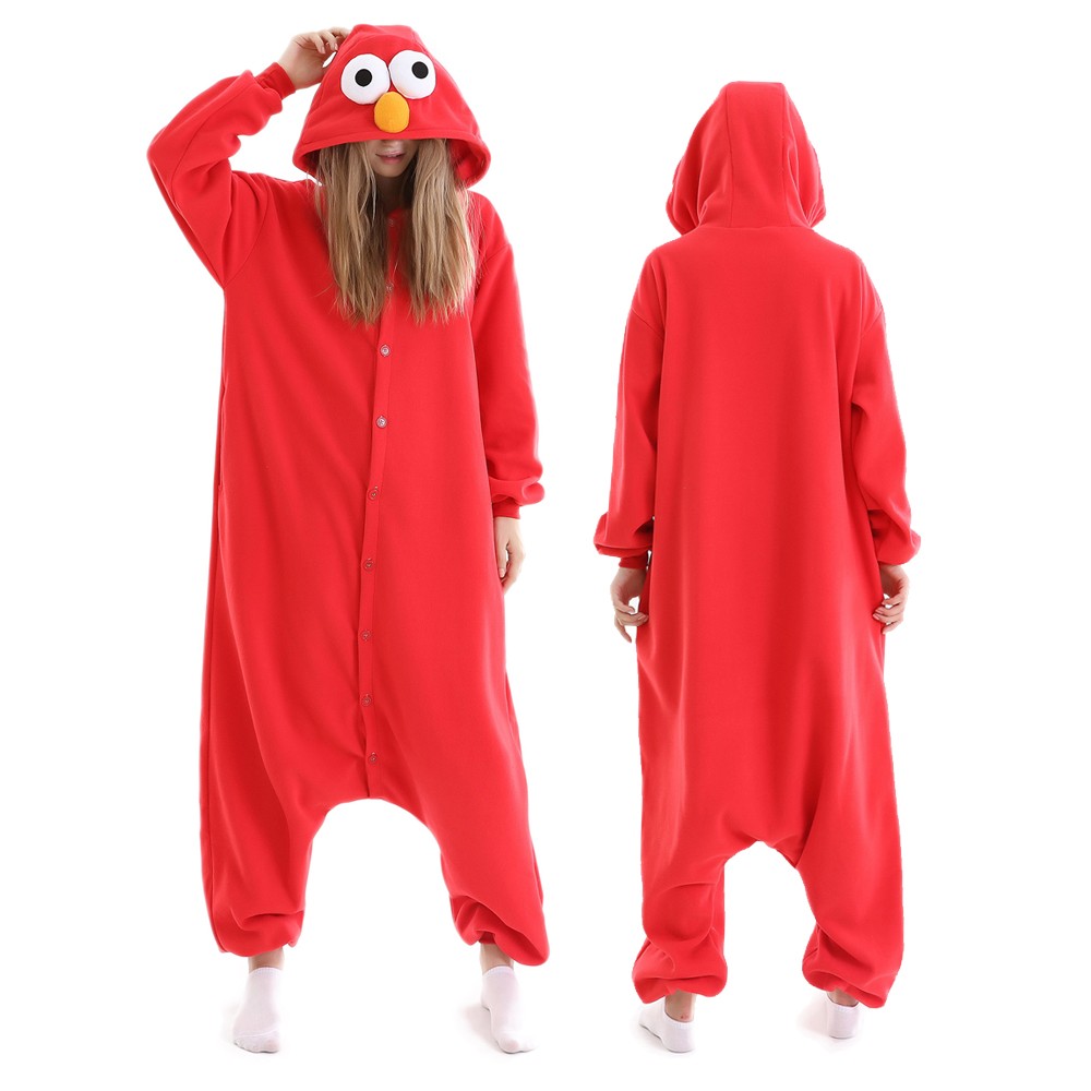 Elmo Sesame Street Onesie Pajamas for Adult & Teens Animal Onesies