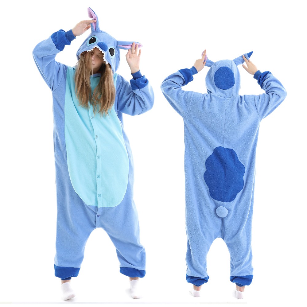 Stitch Onesie Pajamas for Adult & Teens Animal Onesies