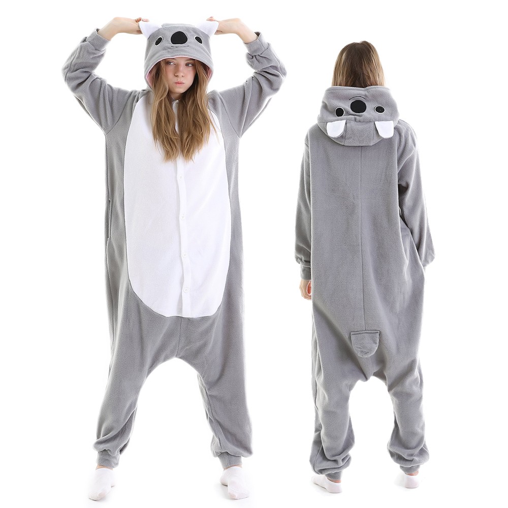 Koala Onesie Pajamas for Adult & Teens Animal Onesies