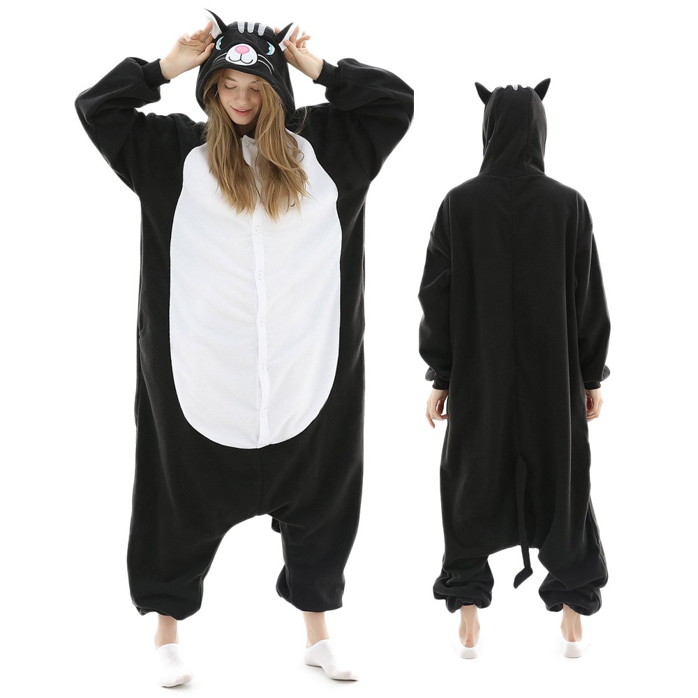 Cat Onesie Pajamas for Adult & Teens Animal Onesies