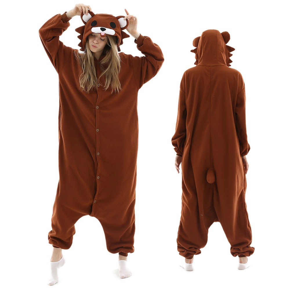 Brown Bear Onesie Pajamas Animal Onesies for Adult & Teens
