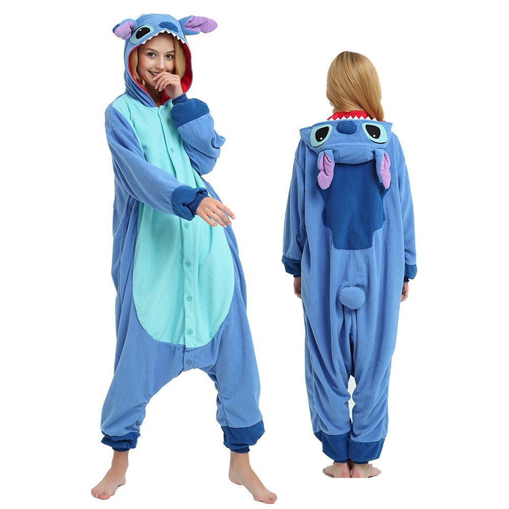 Lilo & Stitch Onesie Pajamas for Adult & Teens Animal Onesies L# Height