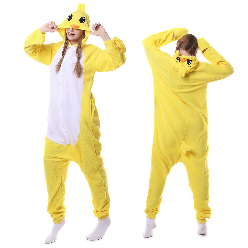 Yellow Chicken Onesie Pajamas Animal Onesies for Adult & Teens