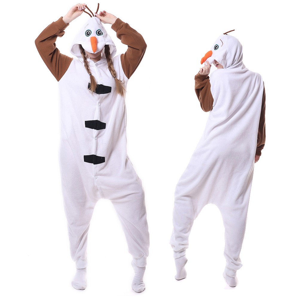Olaf Onesie Pajamas Animal Onesies for Adult & Teens