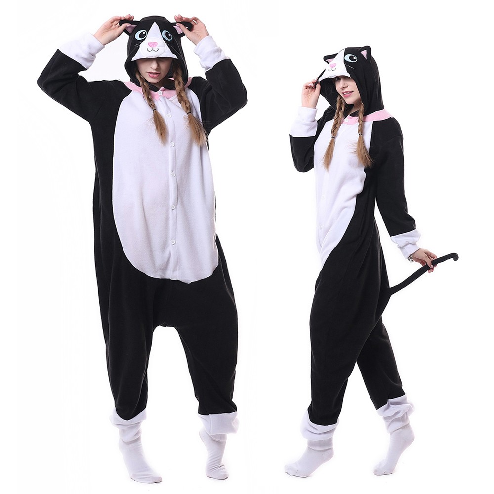 Cat Onesie Pajamas Animal Onesies for Adult & Teens