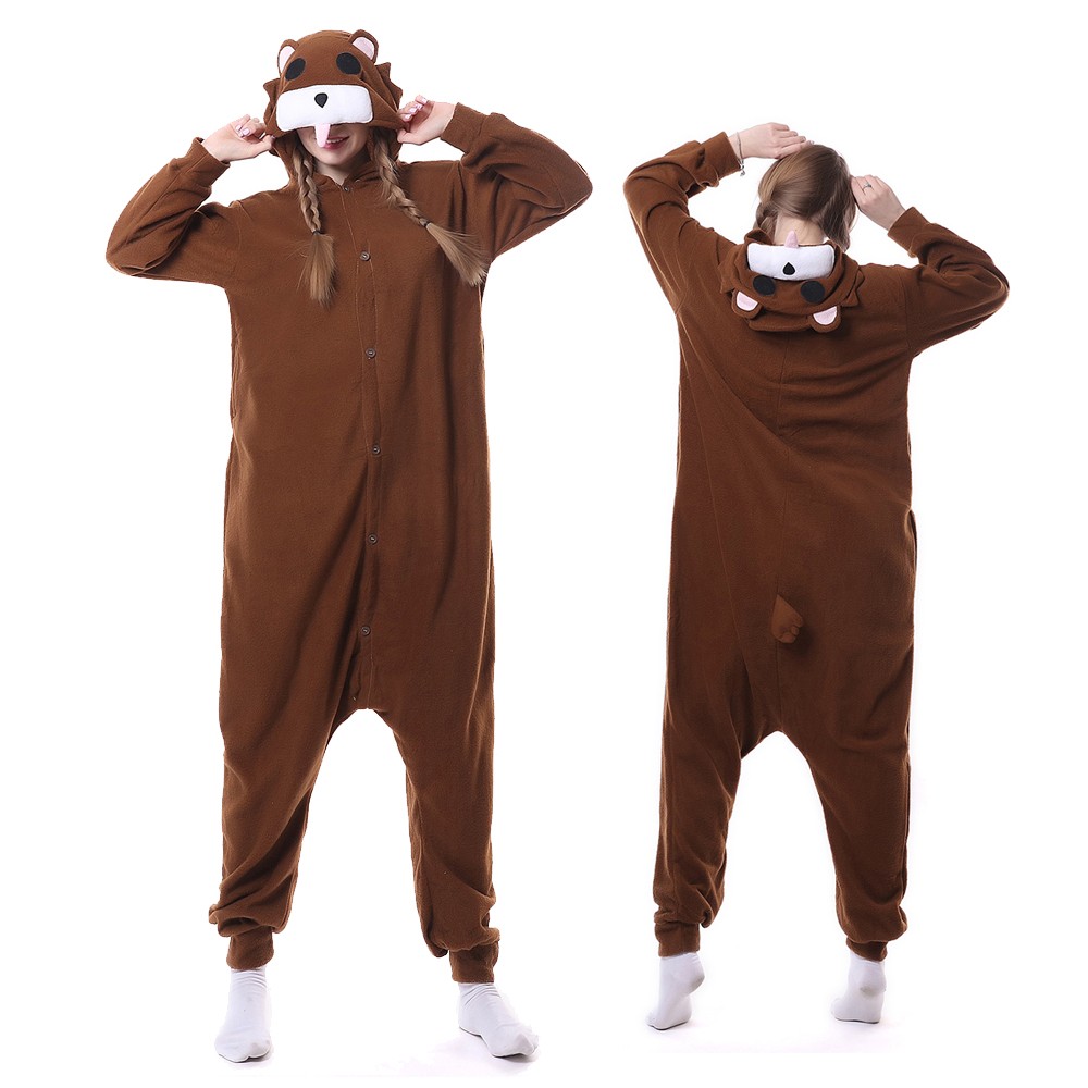 Bear Onesie Pajamas for Adult & Teens Animal Onesies