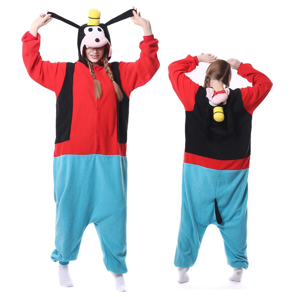 Goofy Dog Onesie Pajamas for Adult & Teens Animal Onesies