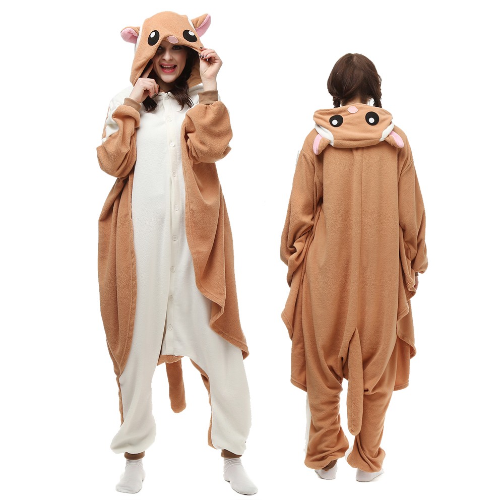 Flying Squirrel Onesie Pajamas Animal Onesies for Adult & Teens