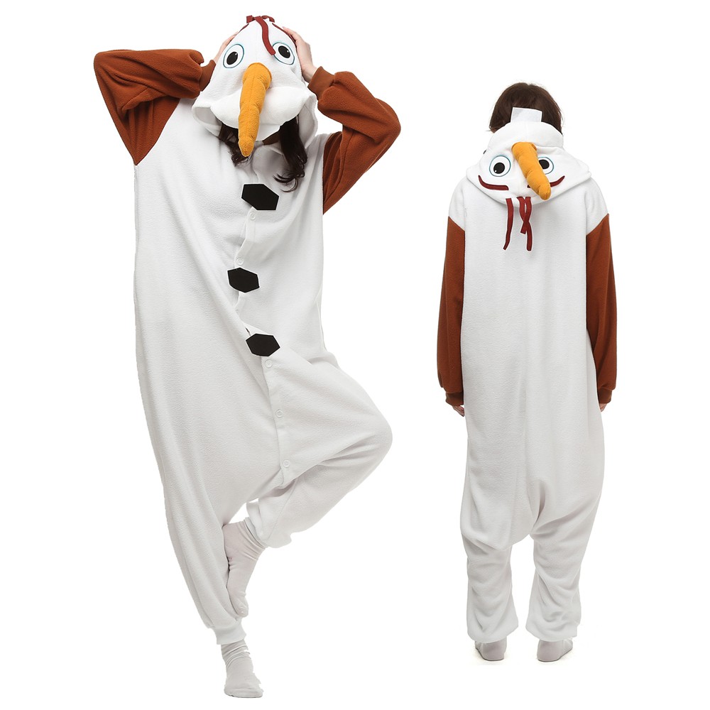 Snowman Onesie Pajamas Animal Onesies for Adult & Teens