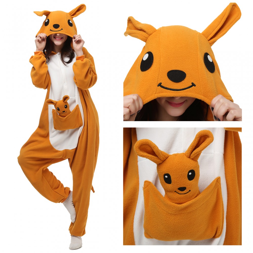 Kangaroo Onesie Pajamas Animal Onesies for Adult & Teens