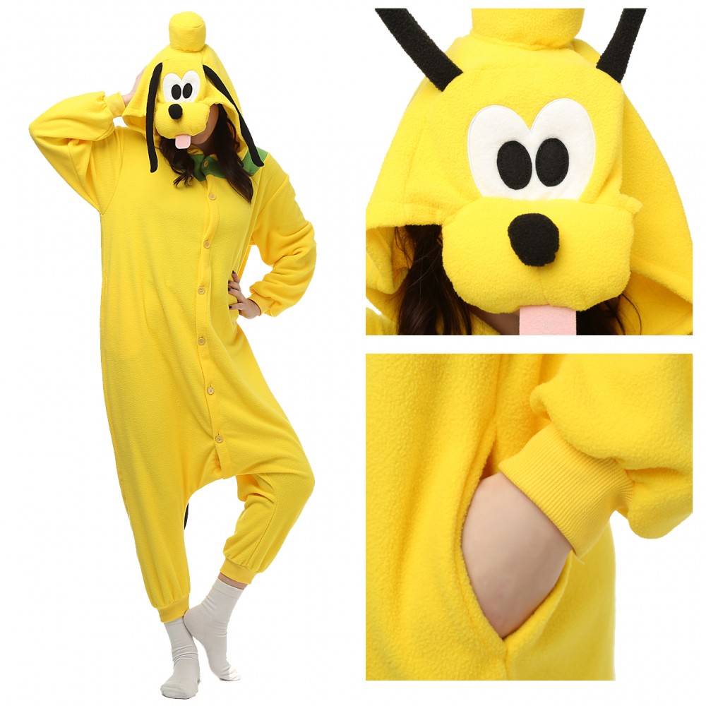 Pluto Onesie Pajamas Animal Onesies for Adult & Teens