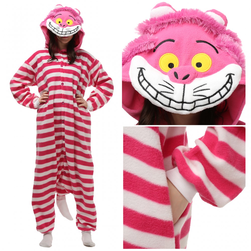 Cheshire Cat Onesie Pajamas Animal Onesies for Adult & Teens