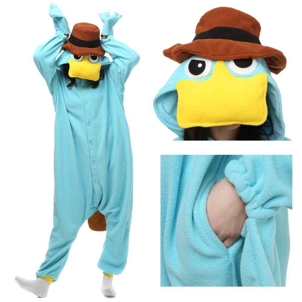 Perry the Duck Onesie Pajamas Animal Onesies for Adult & Teens