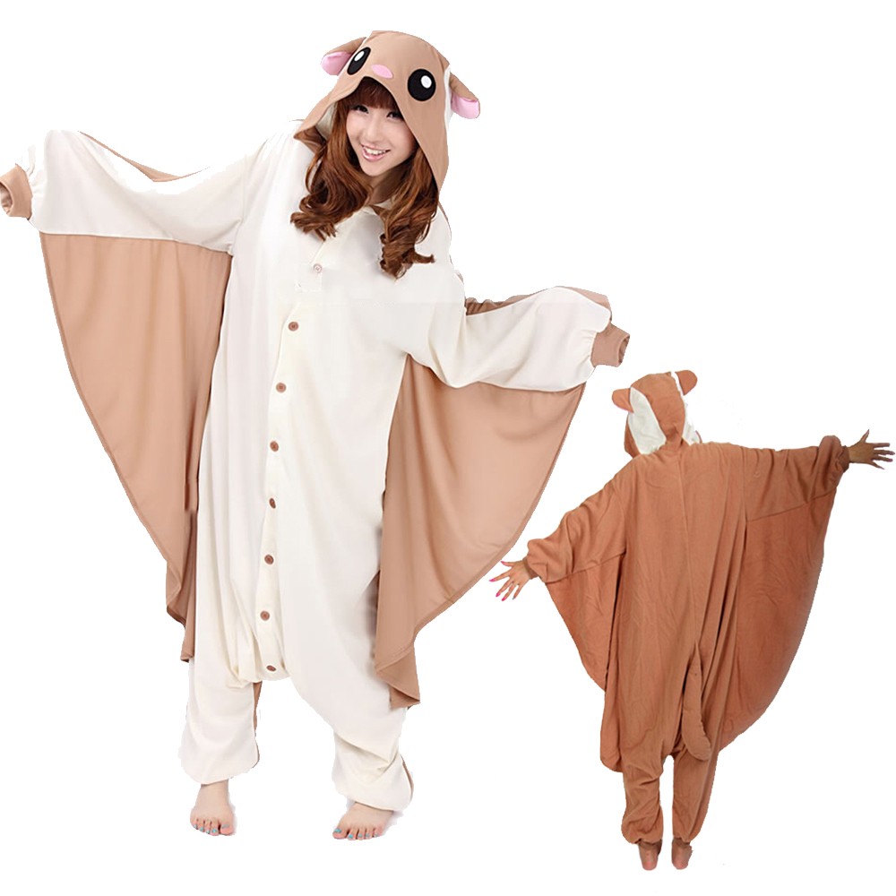 Flying Squirrel Onesie Pajamas Animal Onesies for Adult & Teens