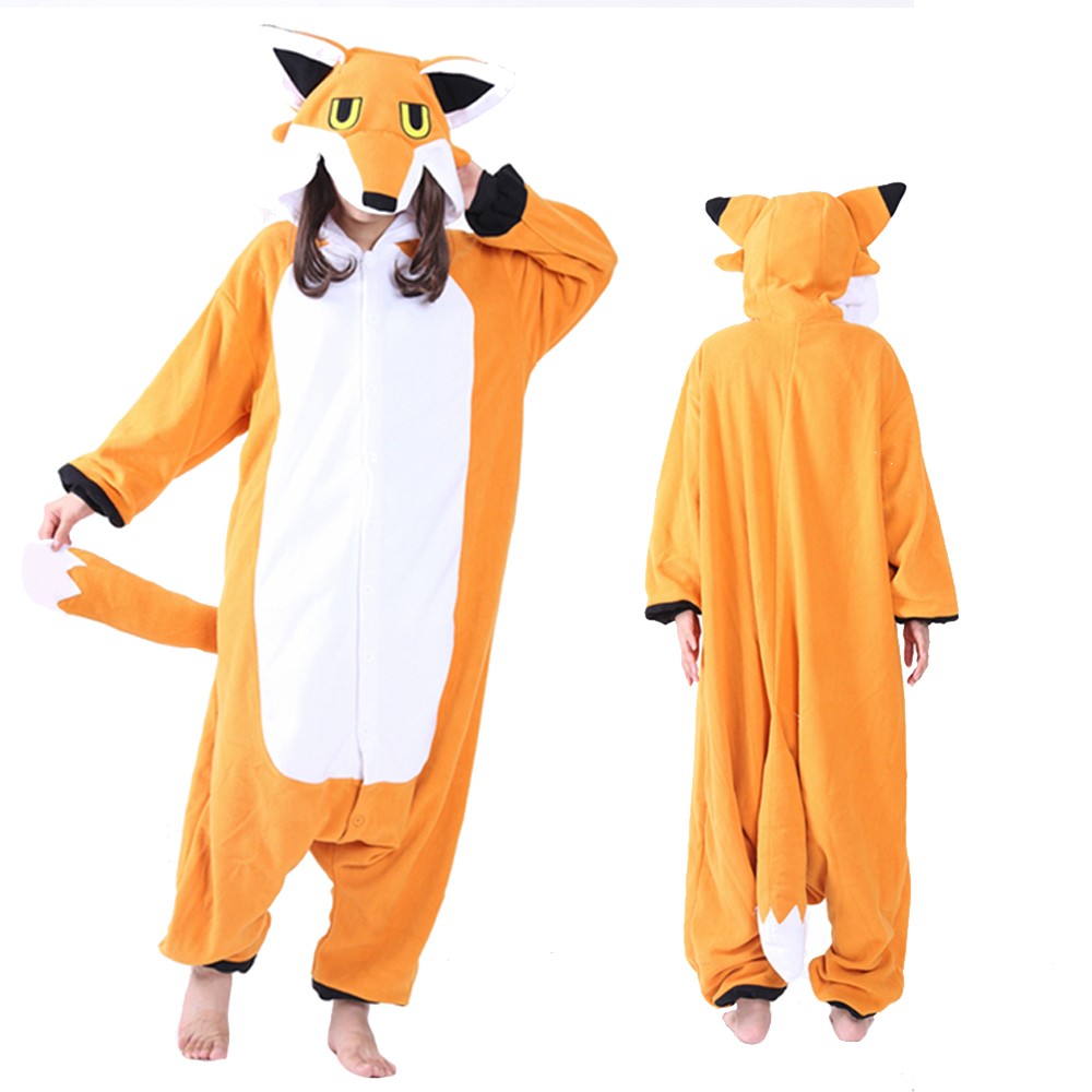 Mr.Fox Onesie Pajamas Animal Onesies for Adult & Teens