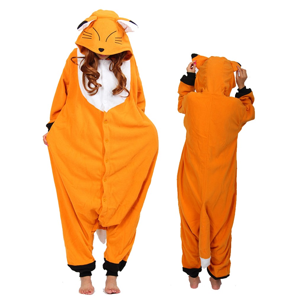 Fox Onesie Pajamas Animal Onesies for Adult & Teens