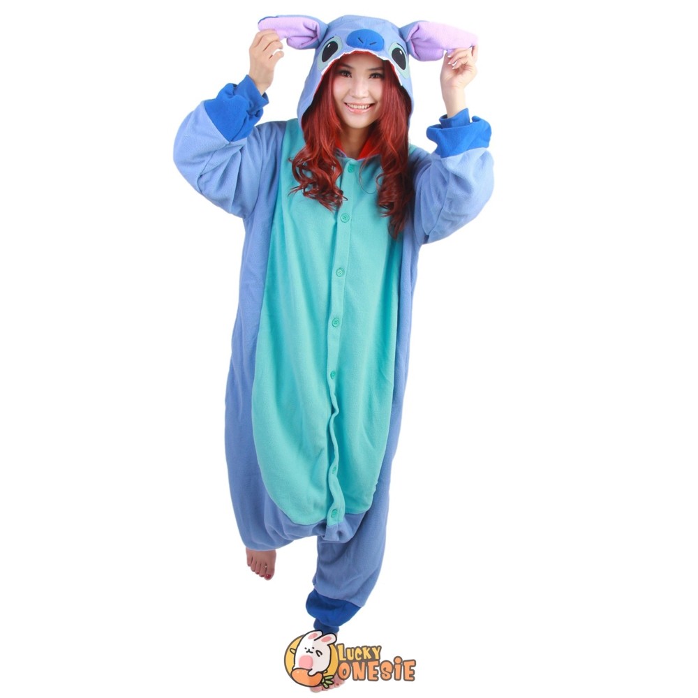 Blue Stitch Onesie Pajamas Animal Onesies for Adult & Teens ...