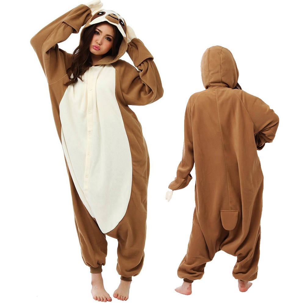 Sloth Onesie Pajamas Animal Onesies for Adult & Teens