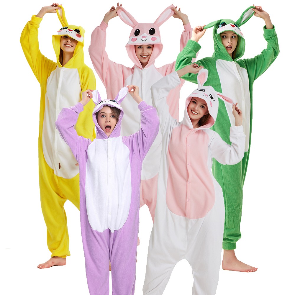Bunny Onesie Pajamas Animal Onesies for Adult & Teens