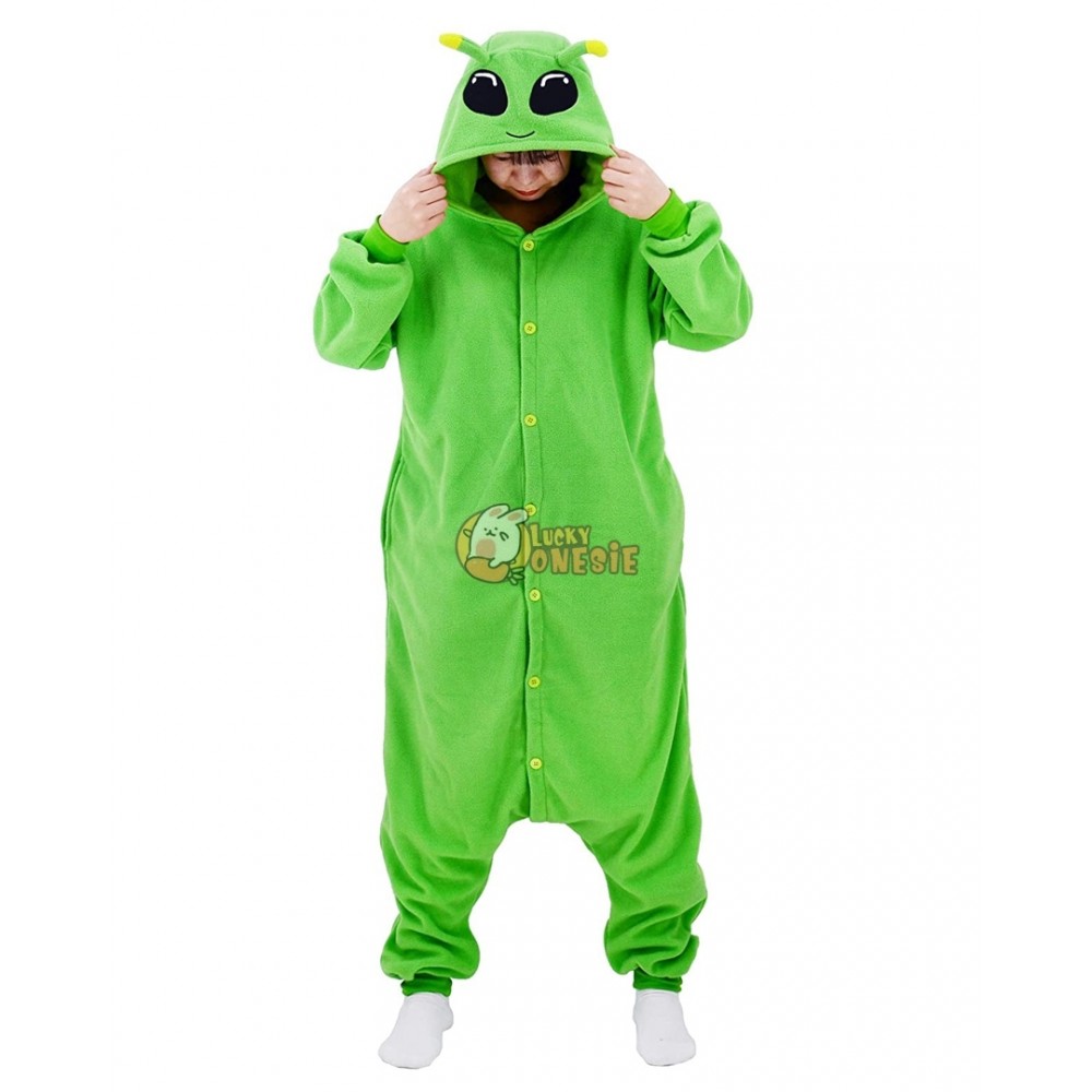 Christmas Unisex Aliens Kigurumi Pajamas Adult Cosplay Costume Sleepsuit Animal 