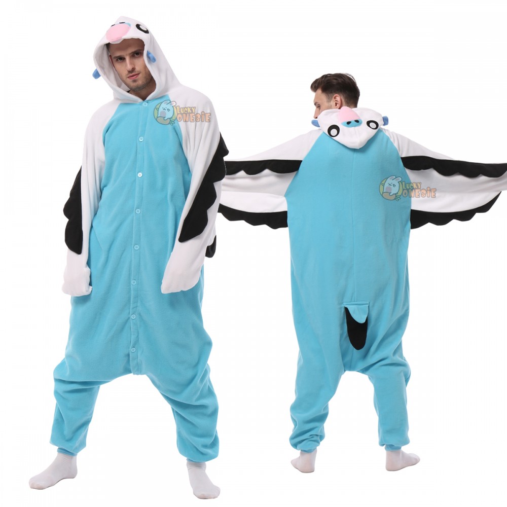 Parrot Onesie For Adults Halloween Costumes Blue