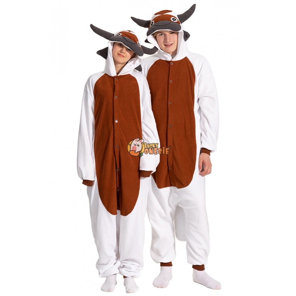 Avatar Appa Halloween Costume for Adults Couples Friends Cute Onesie Pajamas