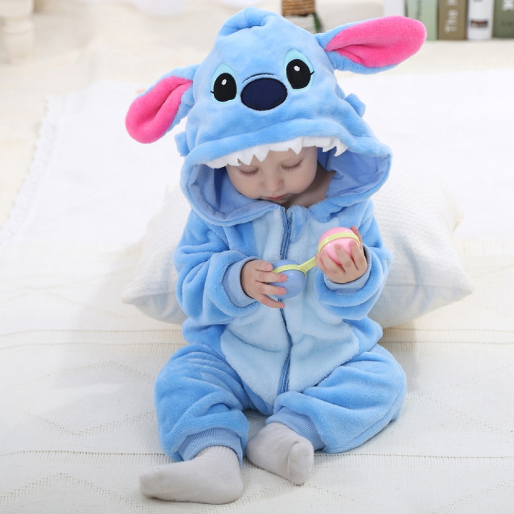 Toddler Stitch Onesie Pajamas Costume Outfit Baby Animal Cosutme
