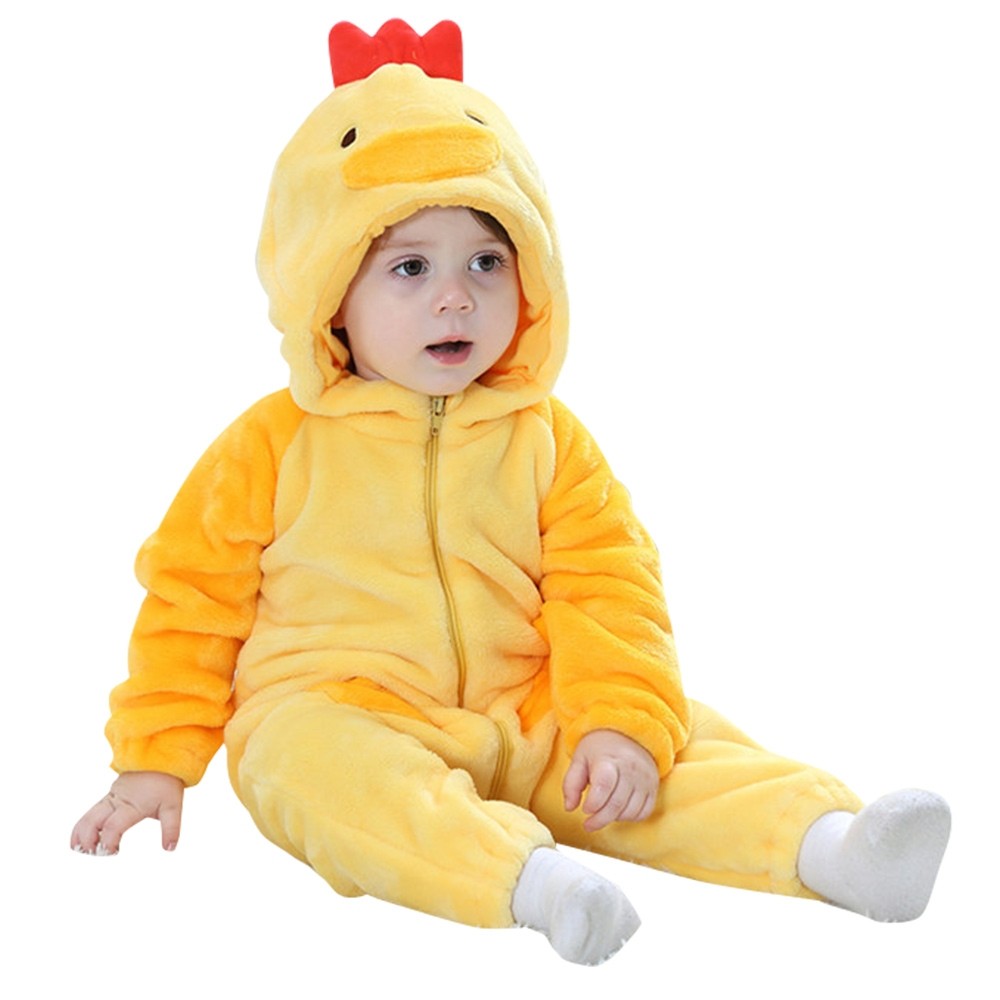 Chicken Onesie Baby Halloween Chick Costume Infant Suit 