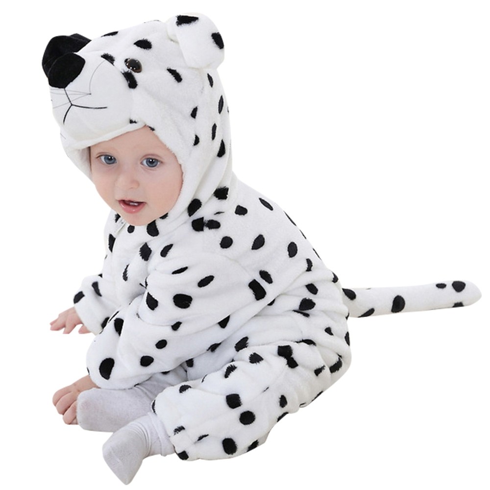 Baby Snow Leopard Halloween Costumes Newborn Onesie