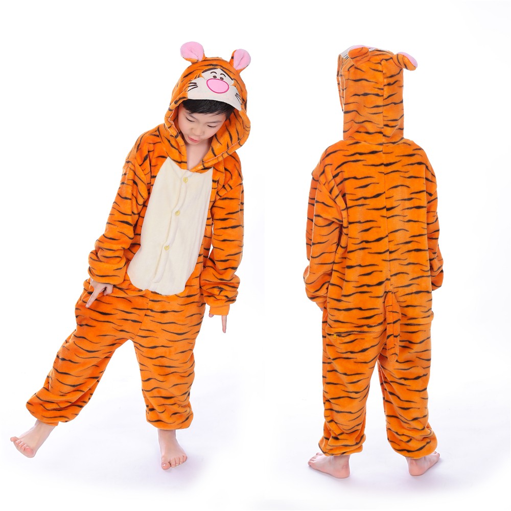 Tigger Onesie Pajamas for Kids Animal Onesies