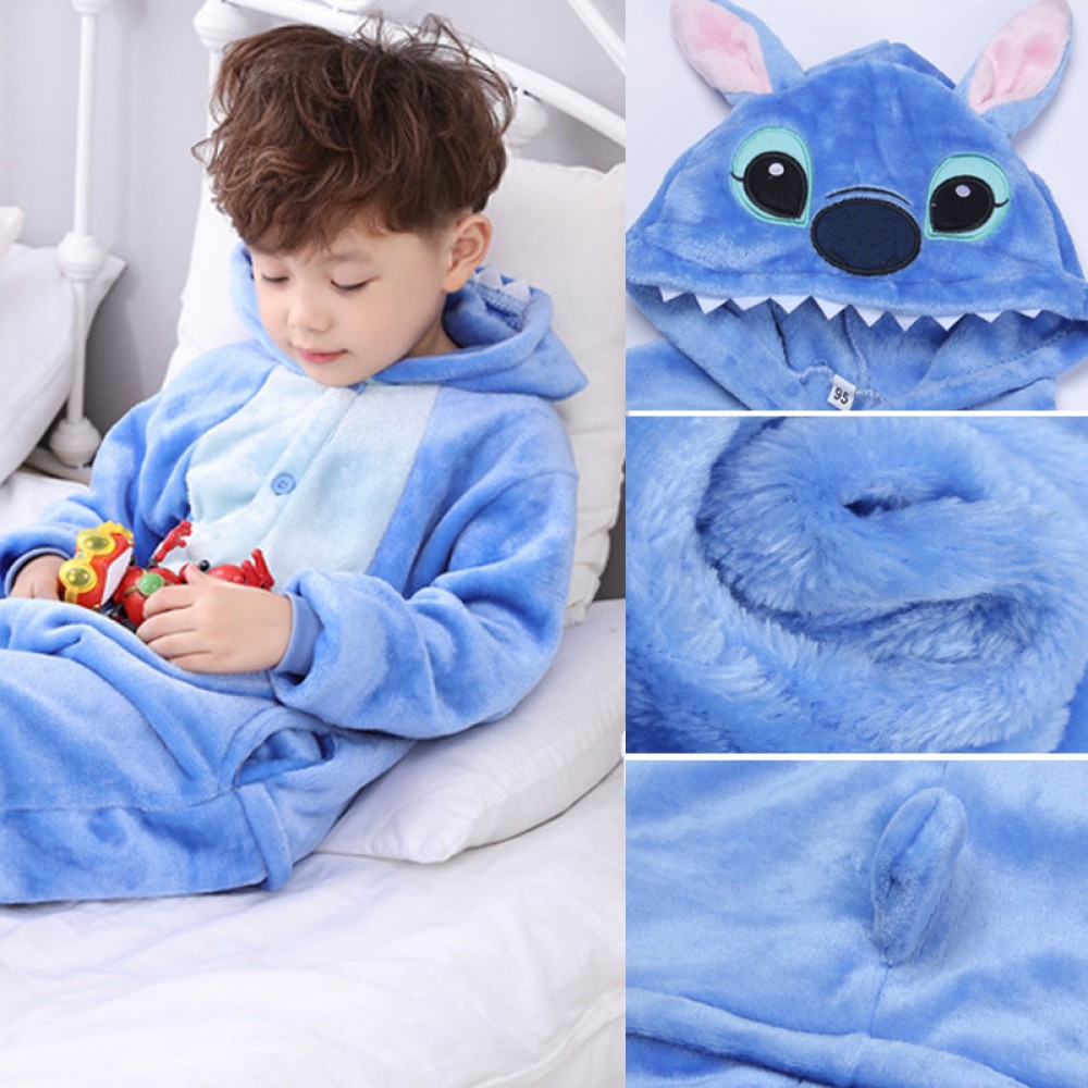 Stitch Onesie Pajamas for Kids & Toddler Animal Onesies Costume