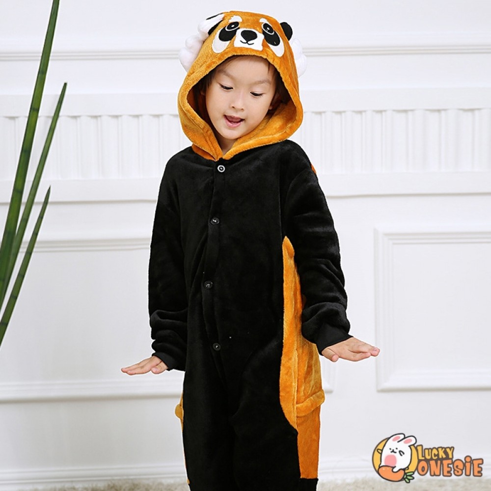 Red Panda Onesie Pajamas for Kids & Toddler Animal Onesies Costume -  