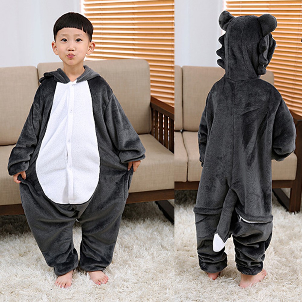 Wolf Onesie Pajamas for Kids & Toddler Animal Onesies Costume