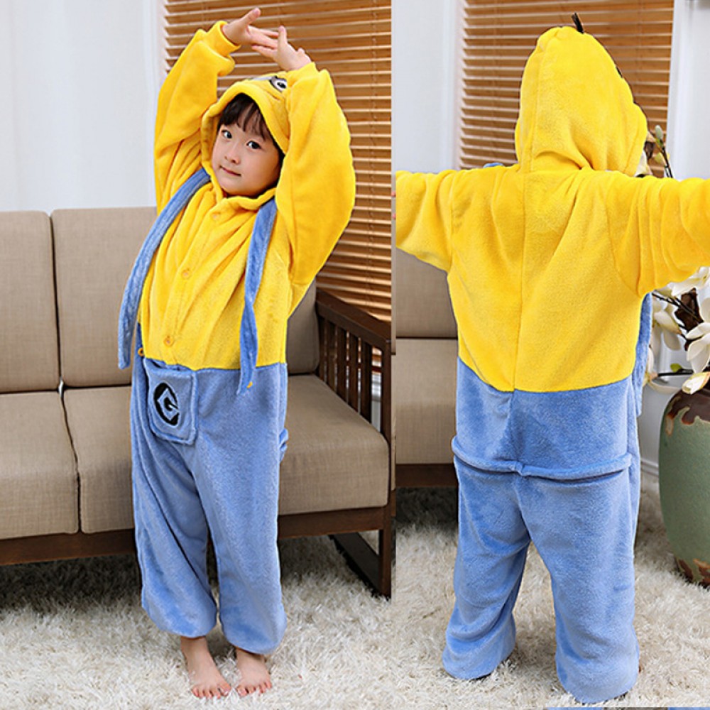 Minions Onesie Pajamas for Kids & Toddler Animal Onesies Costume